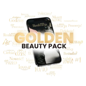 Golden Beauty Pack - Pakiet 30 złotych naklejek
