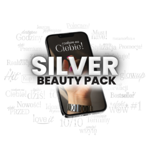 Silver Beauty Pack - Pakiet 30 srebrnych naklejek